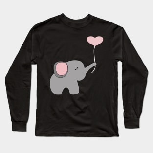 cute elephant Long Sleeve T-Shirt